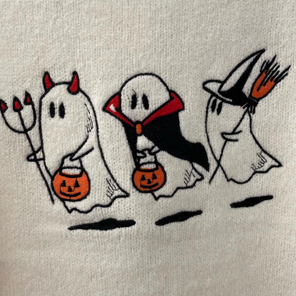 Halloween Ghost Sweater